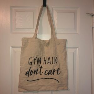 Gym hair don’t care gym bag